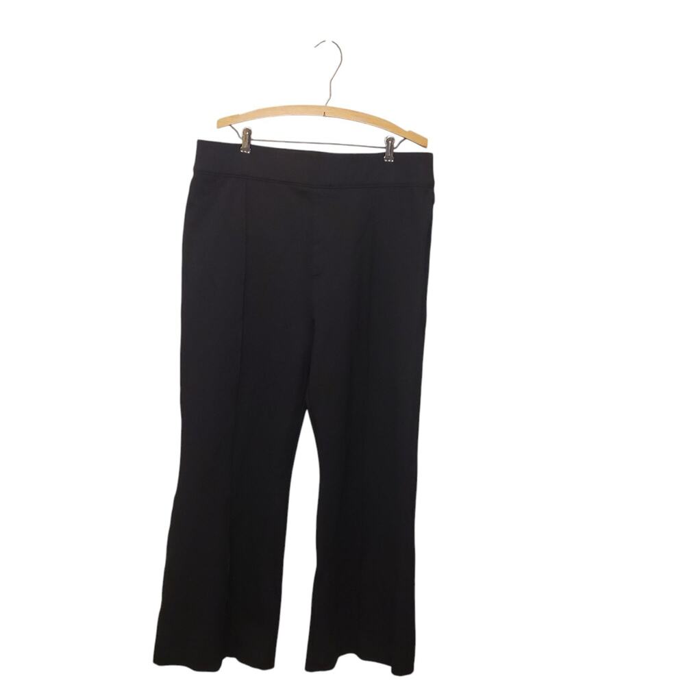 Spanx Womens PerfectFit Ponte Flare Black Pants Size 2X Comfort Classic Stretch